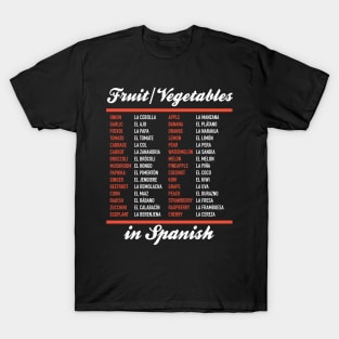 Veggies In Spanish T-Shirt